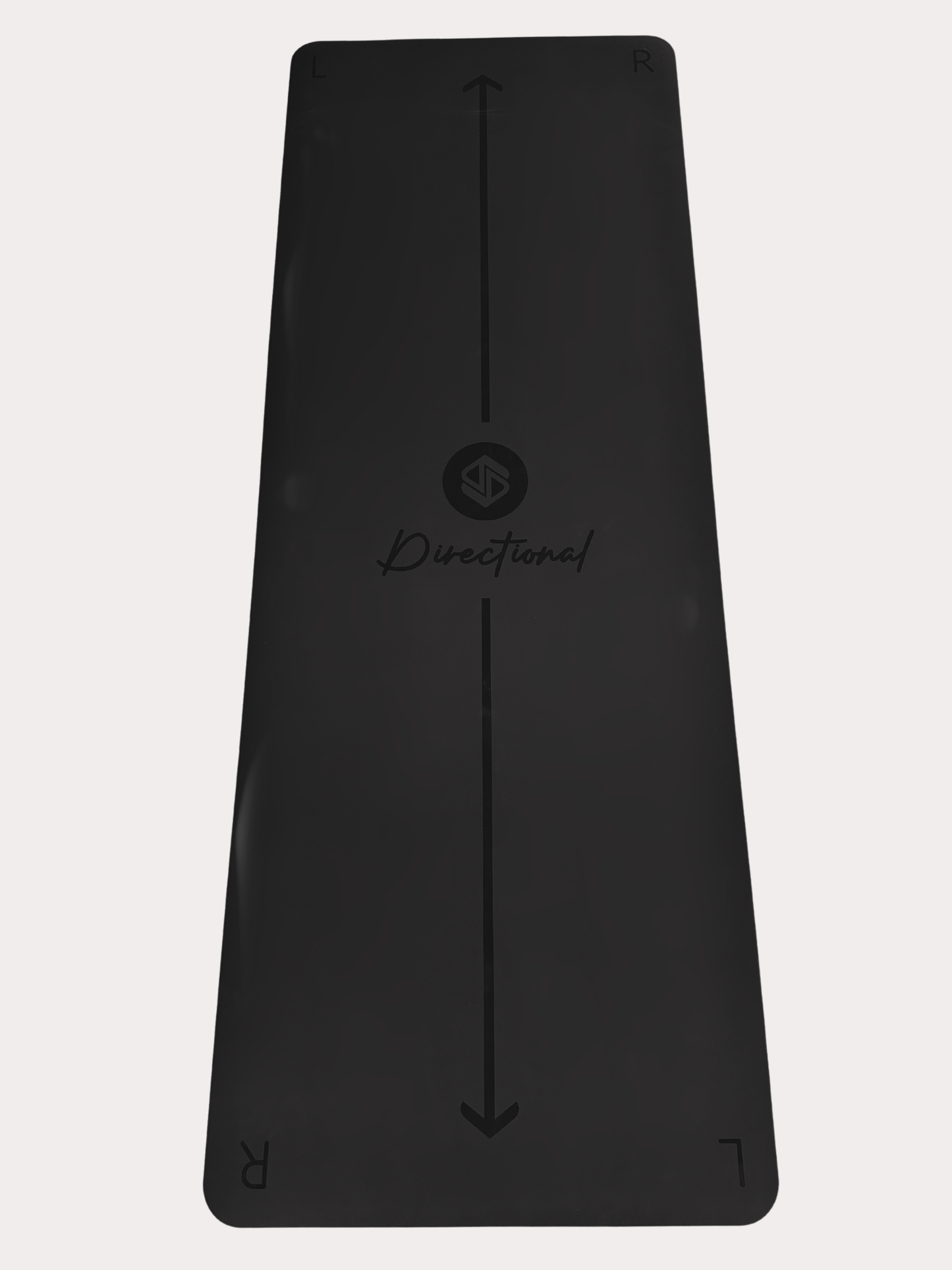 Charcoal Yoga Mat- 5mm Non-Slip Directional Guide Mat