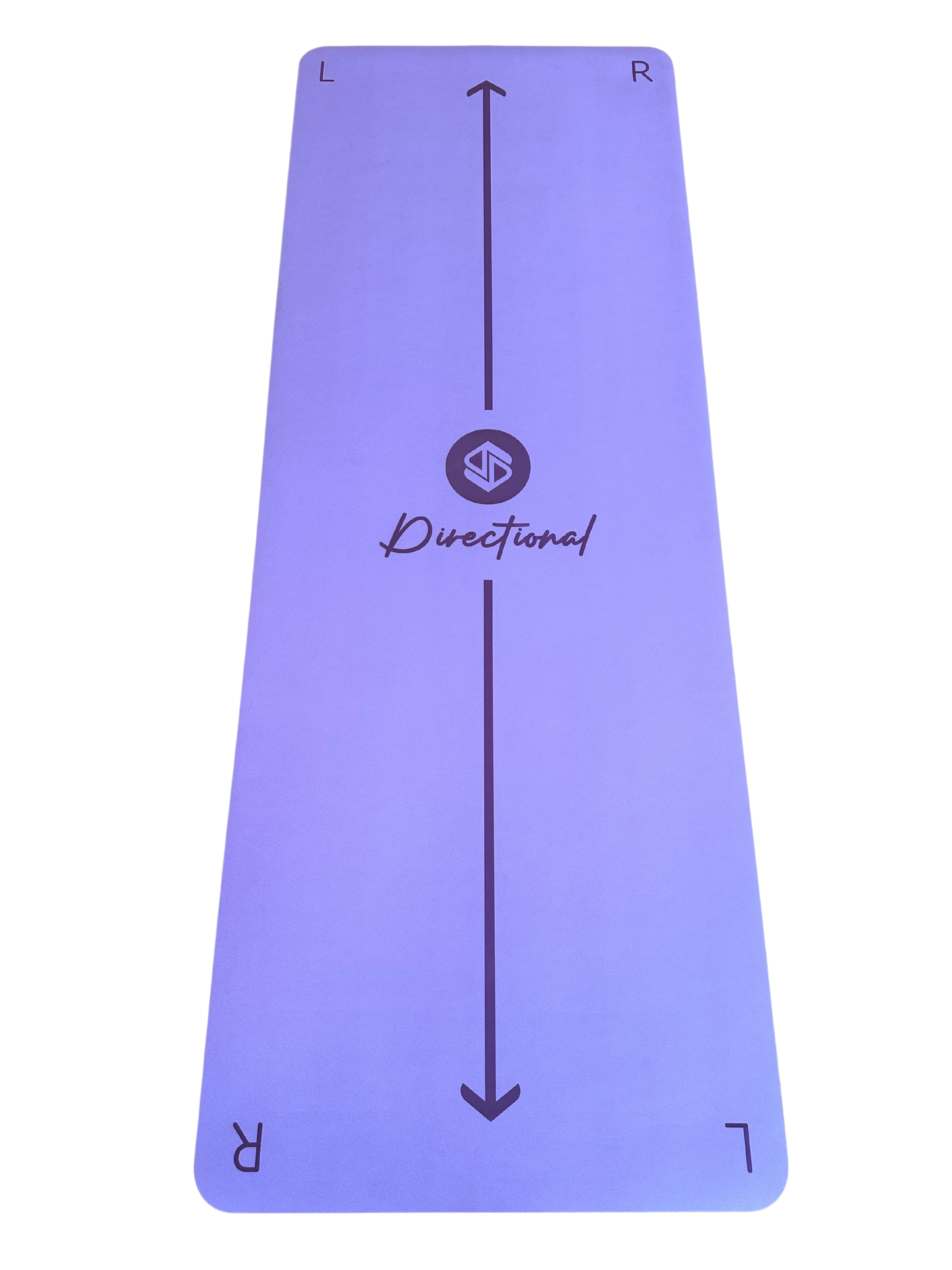 Lilac Yoga Mat – 5mm Non-Slip Directional Guide